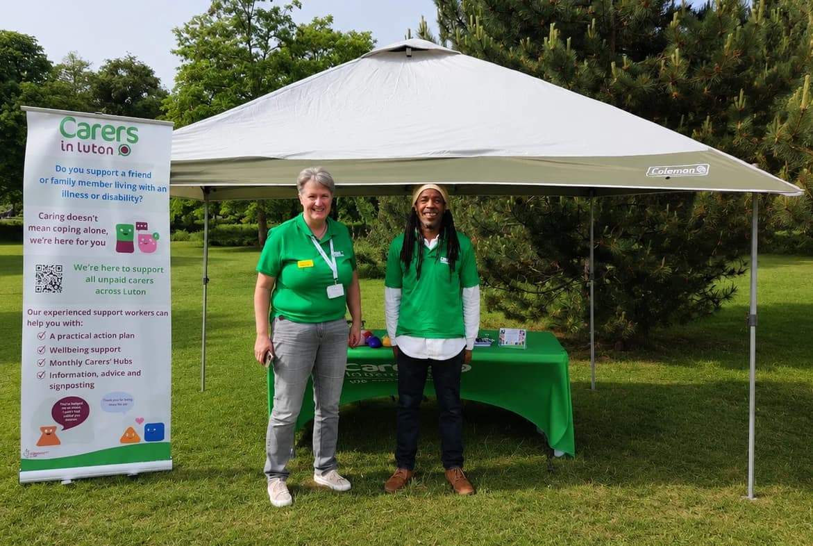 Carers in Luton team at the Eid Stall — May 2026